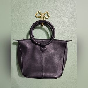 ILI New York Black Leather Handbag